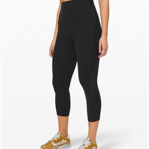 Lululemon Align Super High Rise Crop 23” *velvet